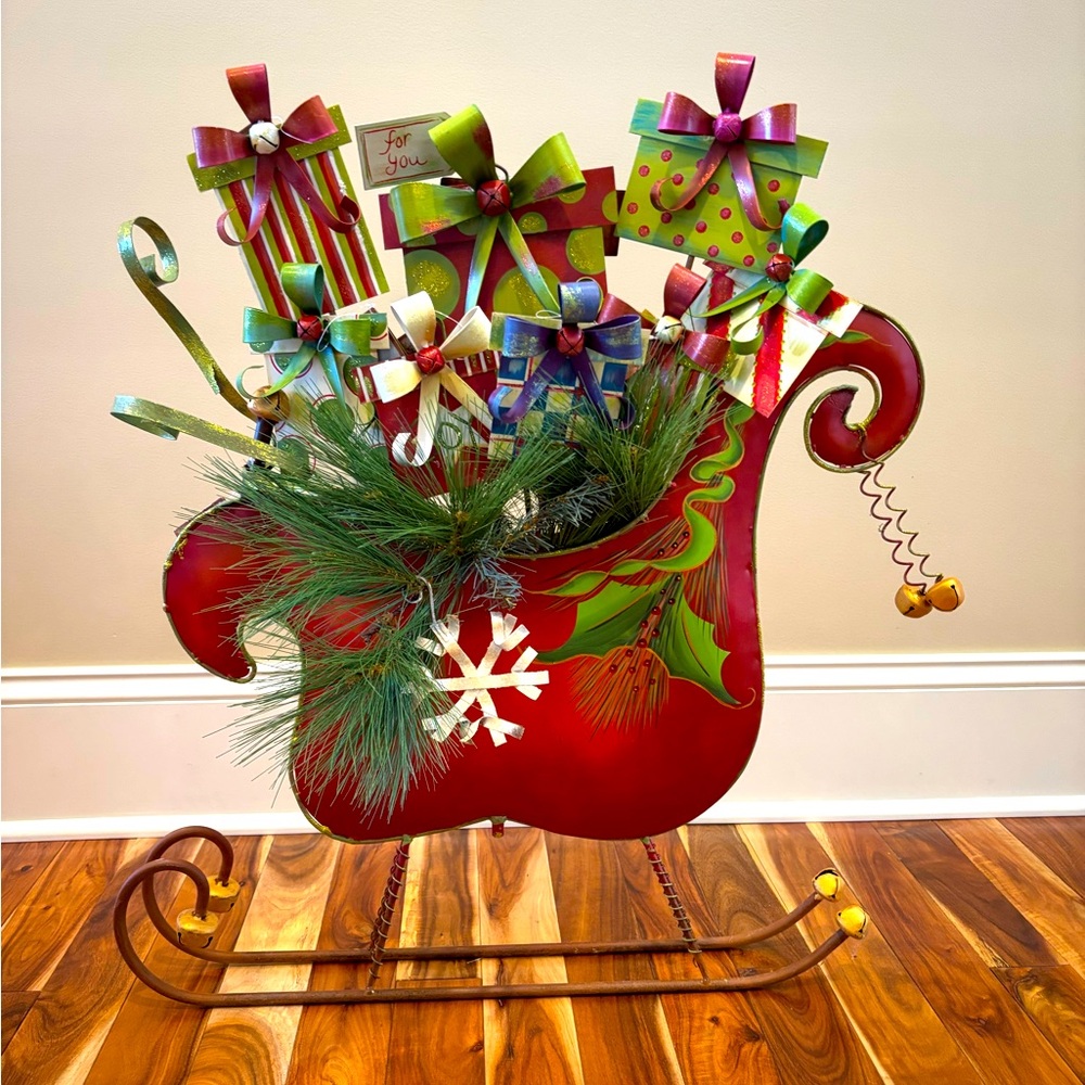 Santa’s sleigh by Rountop Vintage but brand new with tags